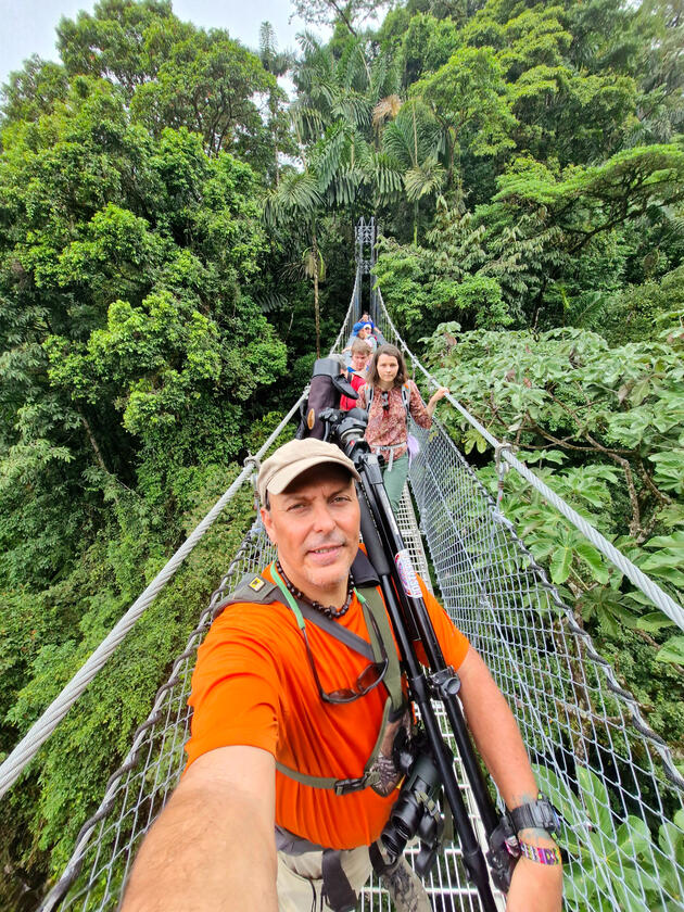 In various mountainous areas of Costa Rica, as with the Canopy Tour, there are different properties with hanging bridges along their natural trails. Hanging Bridges, Nature and Wildlife in Costa Rica